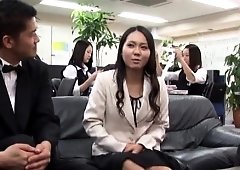 Whore gets team-fucked on work