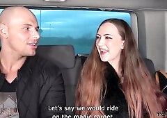 Redhead shows that that babe's a ribald sweetheart and takes it in the van. Her twat was soaked and needed a hard schlong instantly. The chap sho