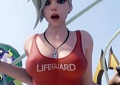 Overwatch Compilation Beach from Bewyx Animations