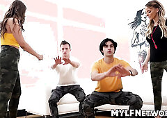 Pristine Edge & Kenzie Love stopped the enlistment by swapping