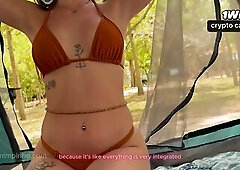 Vlog - I Camped with My Girlfriend and Came on Her Face!