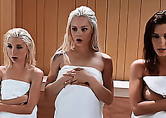 Hung Dude Bones 3 Sexy Babes (Piper Perri, Elsa Jean, Alaina Dawson) - Brazzers