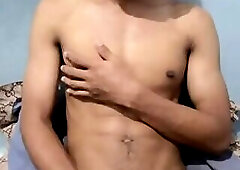 Twinks jerking off his cock