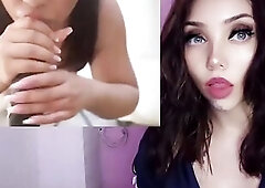 mother I'd like to fuck with giant breasts eats a large hard ramrod