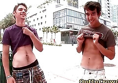 Hot straight hunks get outed in public places gay sex 7