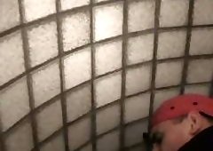 Guy Banged By TS In A Toilet