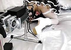 Multiply TRANSSEXUAL CHASTITY SISSYGASM W/O Spunk Fountain - Anal sex machine climax - Model Veronica Taboo