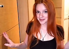 18 year cute girl, missionary, sperme