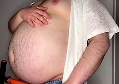Gay fat belly, gay belly inflation, belly