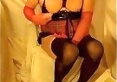 goodgurl34 in checker top and heels