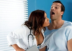 Beautiful busty model Tory Lane is getting rammed by a large dick