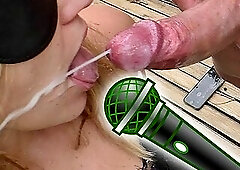 AudibleCum™ Cumpilation HEAR cum drop + splash - ASMR Spunk fountain Compilation