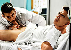 Visit to the doctor ends with hard anal sex scenes