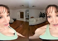 BaDoinkVR Busty MILF Lexi Luna enjoying an intense workout with her big cock VR porn