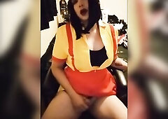 Broke Cutie Max tries to cums out of getting caught