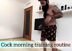 Solo masculine shaft morning teaching routine