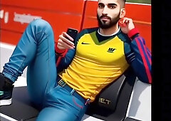 Preparing a young Arab for his first fuck