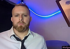 POINT OF VIEW Roleplay - Bullying you, a dadfag, into a hefty pop-shot (Slobbering, Tugging Off, Abjection)