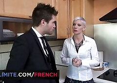 Hawt short hair mother i'd like to fuck gets sodomized in her kitchen