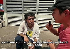 A Beggar From Bucaramanga Is Picked Up Off The Street By A Gay Man, Who Takes Him To A Motel Under The Pretext Of Helping Him, In Reality He Fucks Him