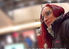 handsome czech kitty gets teased in the mall and screwed in pov