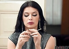 DADDY4K. My sexually excited GF thought I didn't know that babe banged my stepdad