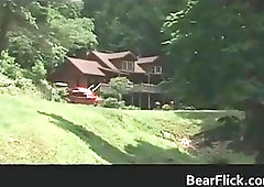 Outdoor gay bear love with Bubba Michaels and Big Blue Ox