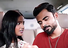 Desi chick sex with young boy in car and take to home for hardcore sex