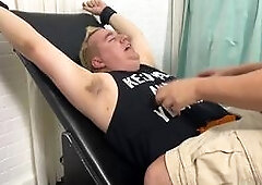 Daddy Achilles Tickles Chubby Submissive