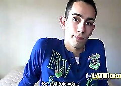 Latino Cutie Doesn't Mind Cheating If Money Is Involved