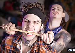 Gay musicians have bareback ass pumping - Dex Parker , Sunny D