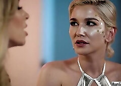 Brooke enjoys when  she licks Skyes pussy