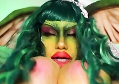 MONSTER MOM LIKES U GOONER - Greta Gremlin Erotic Horror Cosplay
