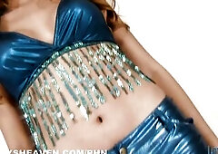 Breathtaking Bangkok ladyboy teen Pinky in a hot little solo promo video for ladyboys heaven where this babe dances around in a hawt panties and a top