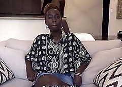 African beauty exploited at a fake Music Video audition by a white male