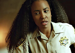 black lesbian prison guard licked and fingered