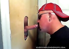 Two Buddies Get a Gloryhole Suck Off