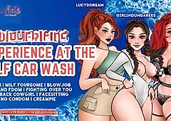 Erotic audio for men, milf threesome, blowjob asmr