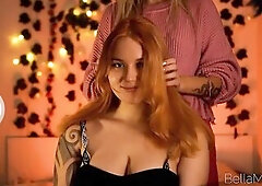 ASMR Soft lesbo massage for these who love sensuality