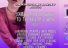 ASMR - Your Girlfriend Craves to Try Her Free Use Dream With U