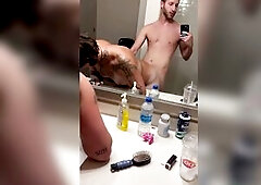 Banging Sexy Trans Woman in Baths