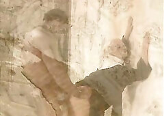 Nude afro guy fucks a white and gorgeous nun screaming for joy!