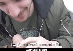 LatinLeche - Banging a guy on the street