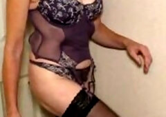 fifty year old UK wife Stripteases & Masturbation Episode