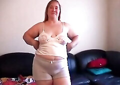 Obese aged bush older shows fat older her bulky bush,mp4