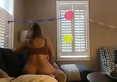 Thick latin babe mother I'd like to fuck goes for a birthday Ride