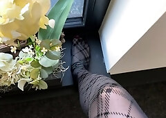 Amateur blondie solo anal masturbation