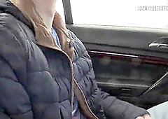 Amateur Czech emo gets pounded hard in public without condom by Hunter