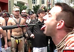 Crucified and humiliated in front of thousands of people!