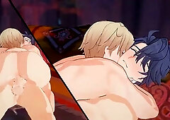 Gerald X Sampo - Honkai Star Rail Yaoi Anime R34 - Car Toon